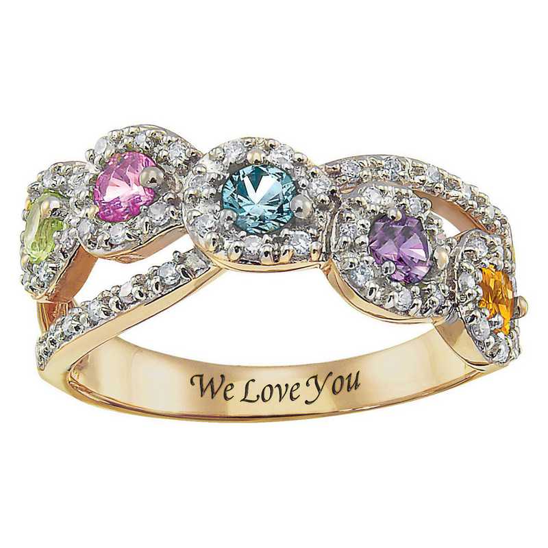 Mothers deals birthstone ring